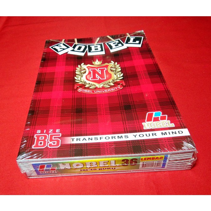 

Buruan Nobel Buku Tulis Maxy Campus 36 Lbr ( 1 Pack - 10 Pcs ) Berkualitas