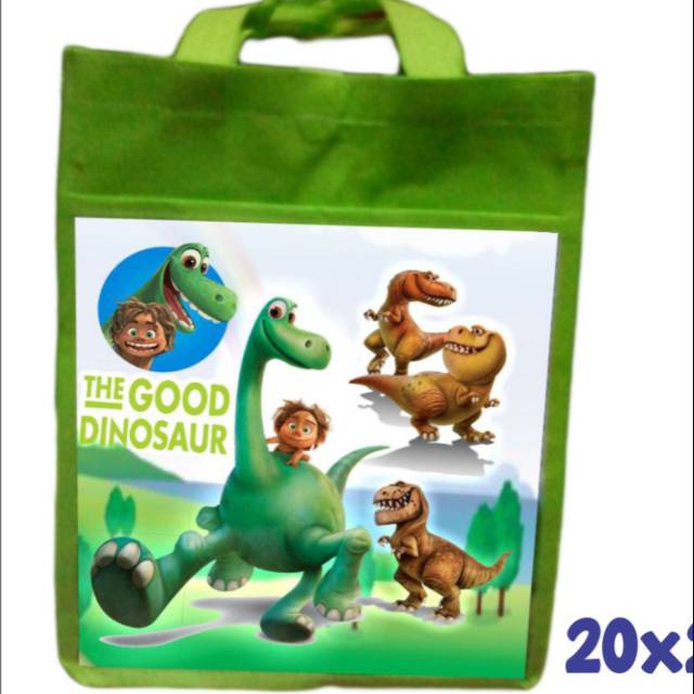 

Tas jinjing kantong karakter the good dinosaur | tas souvenir ultah | termurah, terbaru, terunik