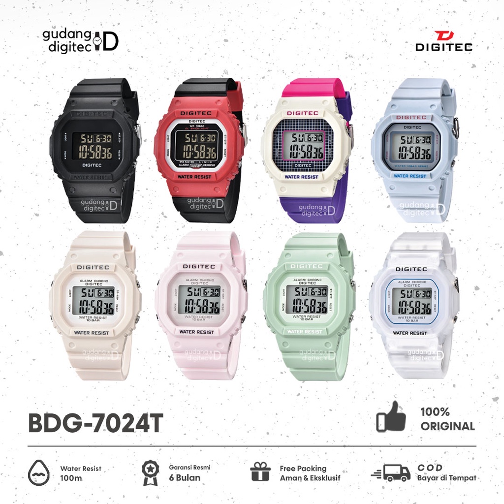 Digitec DG 7024/ DG-7024/ DG4088/ Jam Tangan Wanita Original