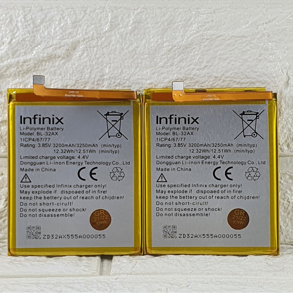 Baterai Battery Original INFINIX Zero 4 , X555 , Kode Batre BL-32AX , BL32AX