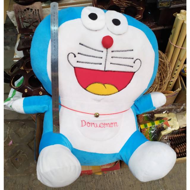 (BISA COD) BONEKA DORAEMON UKURAN JUMBO 65x61 cm ISI DAKRON - KADO WISUDA MAINAN ANAK MURAH