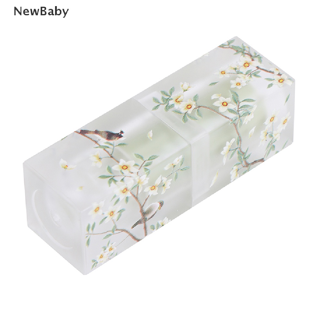 Newbaby 1pc Tabung Kosong Bentuk Persegi Untuk Lip Balm / Lipstick DIY