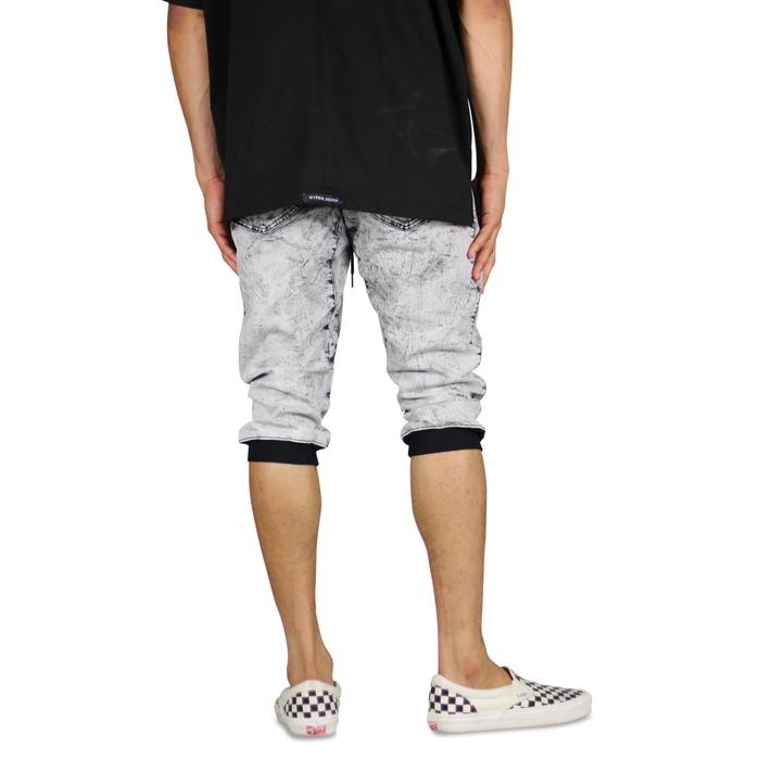 Hyperdenim Ella Cargo Short - Acid Black