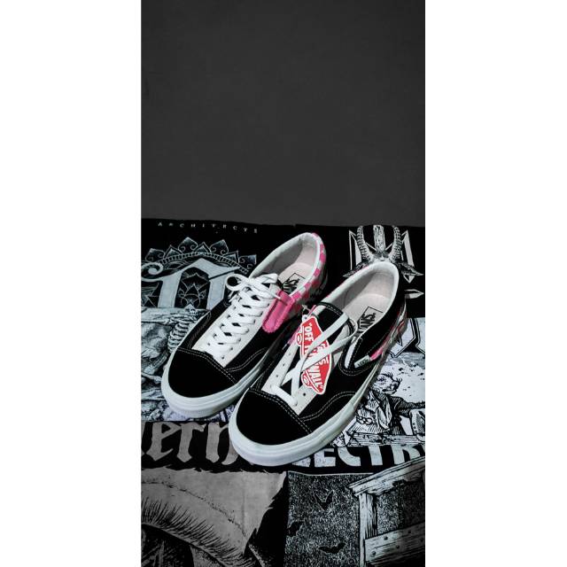 Vans Slip-On Cut & Paste - Black/Pink/White (Azalea)