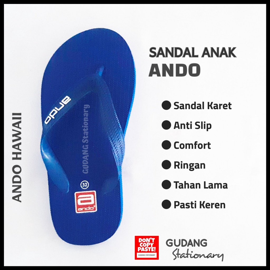 Sandal Jepit Anak Big Kids Hawaii ANDO