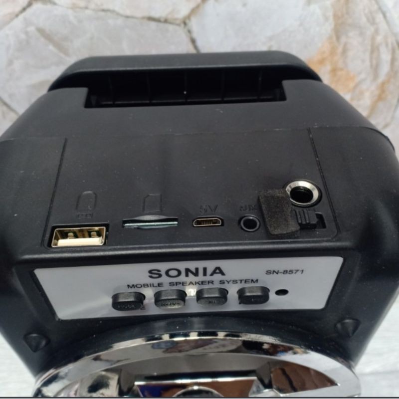 COD✓SPEAKER BLUETOOTH SONIA SN-8571 FREE MIC+REMOTE//SPEAKER SUPER BASS