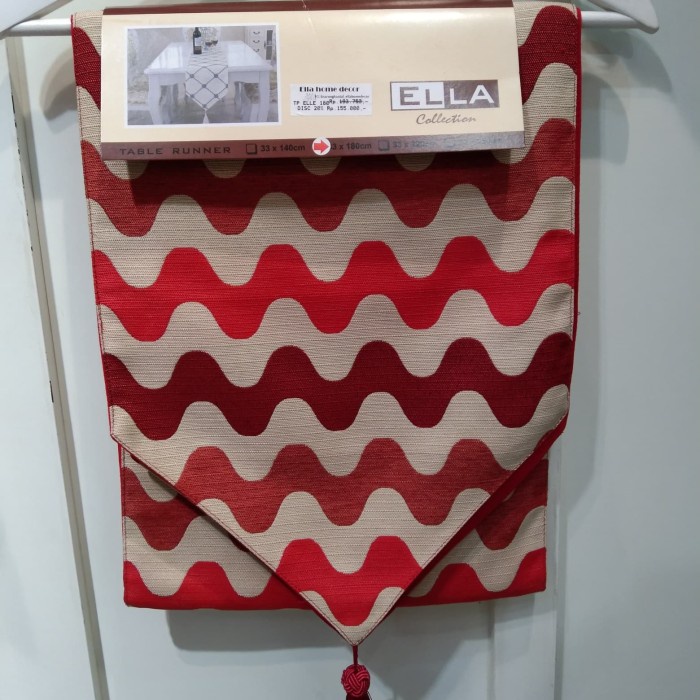 Taplak Meja Makan - Taplak Meja Tamu Tamu / Taplak Meja Makan 140Cm Elle Gelombang Merah