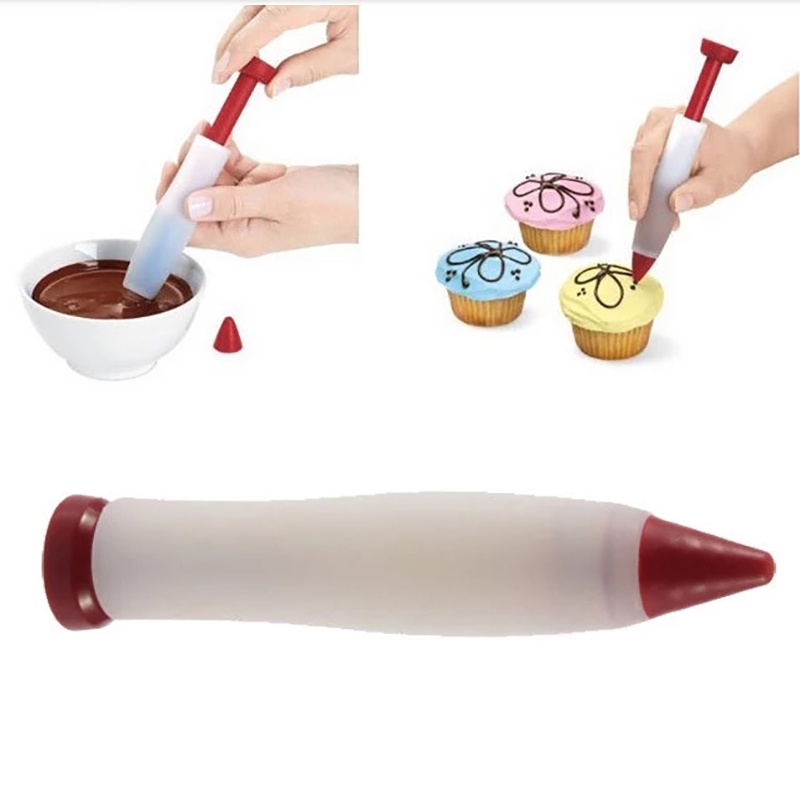 Pen Icing Piping Nozzles Bahan Silikon Untuk Aksesoris Dapur