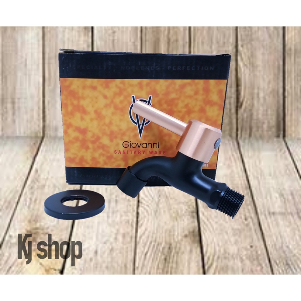 Kran Tembok / Kran Dinding Giovanni Hitam 200