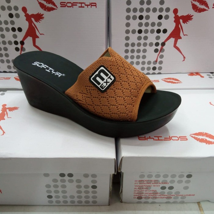 Coklat Import - Sandal Wanita Import Terbaru Sofia Original Coklat/Brown Size 36-40