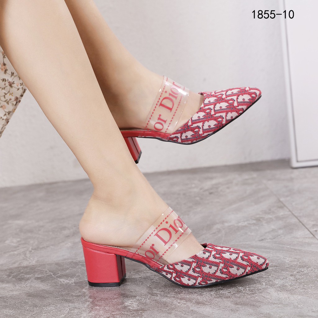 DR Canvas Block Heels  Shoes 1855-10