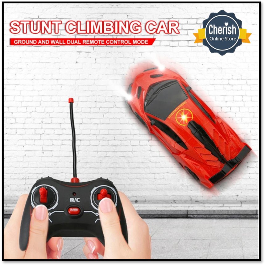 RC Wall Climbing Car - RC Cicak - Mobil Remote Control - Wall Climber - RC Terbaru