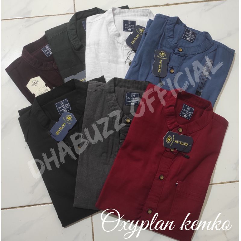 baju kurta kemeja koko kemko anak lengan pendek original oxyplan