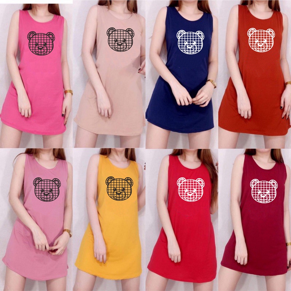 MINI DRESS BEAR MOSCH / DRESS SINGLET BEAR MOSCH FIT TO XL