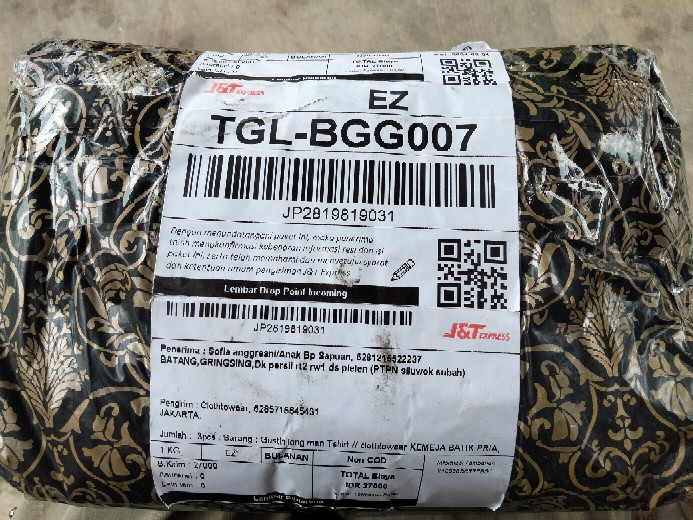 Gustin Long Man Tshirt // Clothtowear Kemeja Batik Pria