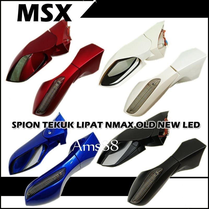 SPION NMAX LIPAT + LAMPU SEIN LED /SPION MOTOR NMAX NEW NMAX OLD /SPION BODY NMAX SEN LED