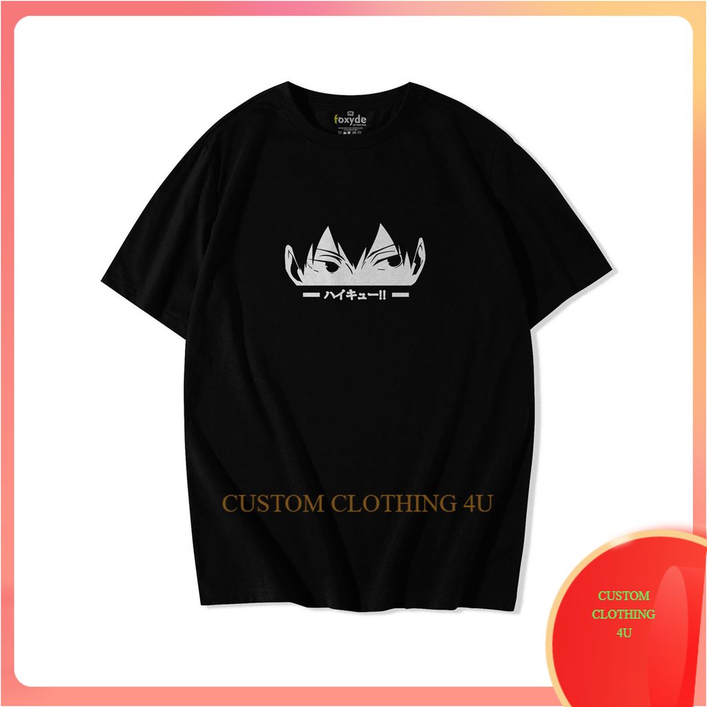 T shirt Kaos Haikyuu Kageyama Tobio Baju Anime haikyu Tshirt Distro Kawaii Jepang