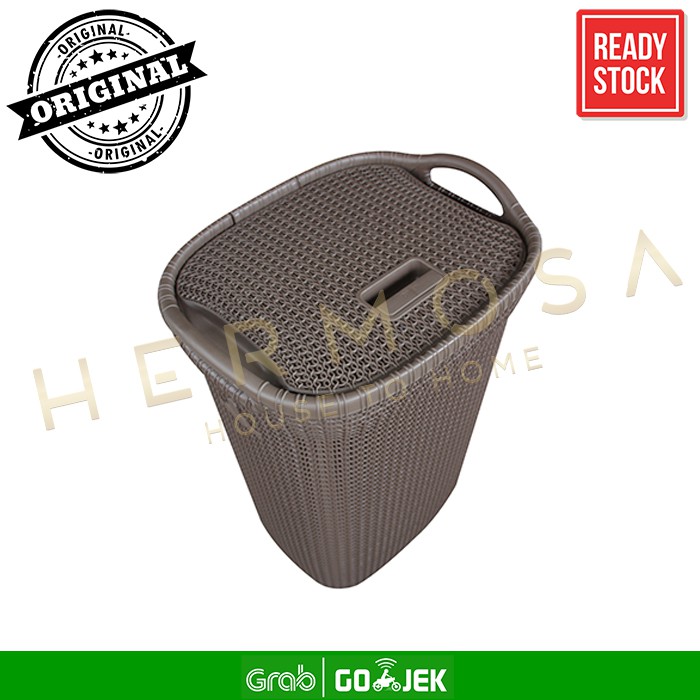 Keranjang Basket Laundry Baju Cucian Motif Anyaman Keranjang Basket Laundry Baju Cucian Motif Anyaman