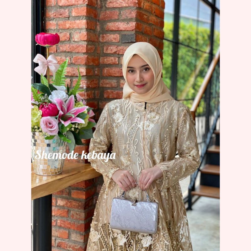 [REALPICT]TUNIK FLOY/KEBAYA PESTA/KEBAYA WISUDA