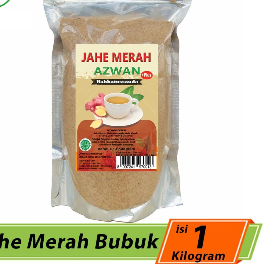 

Jahe merah bubuk 1kg オ