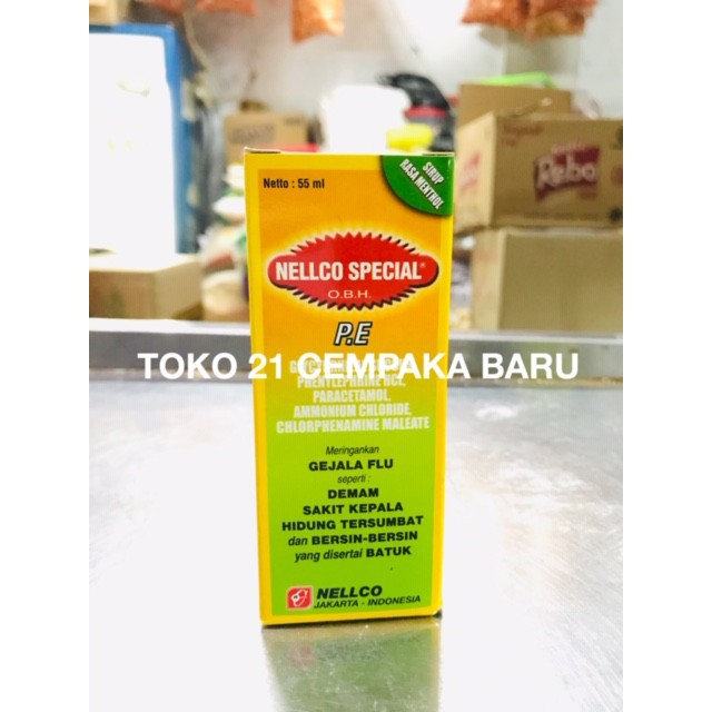

NELLCO SPECIAL OBH SIRUP BOTOL 55 ml | Obat Sakit Nelco Spesial Special 55ml Murah Promo