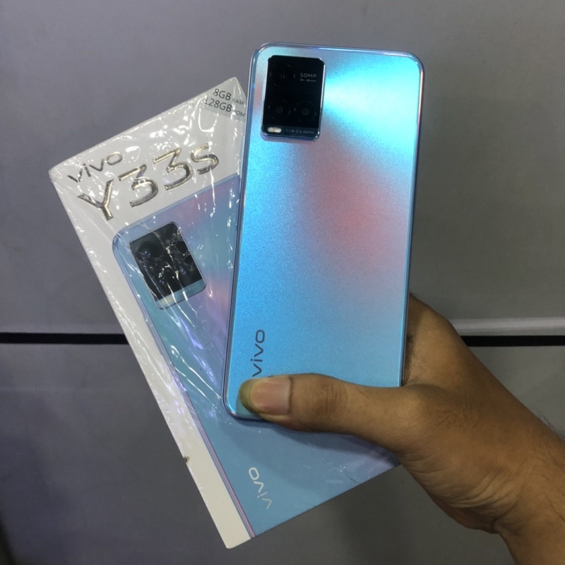 vivo y33s ram 8gb second bekas pakai fullset original like new