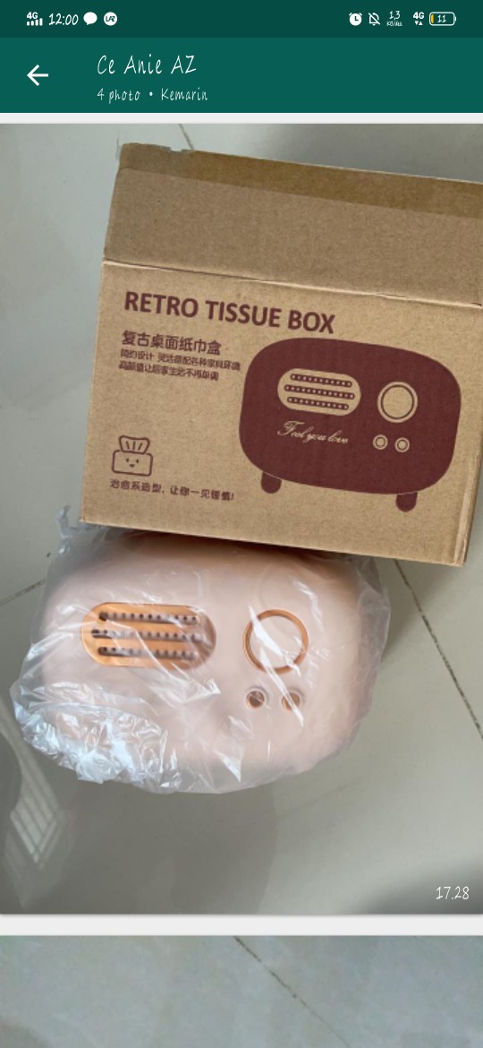 Os Kotak Tisu Kreatif Bentuk Radio Untuk Ruang Tamu / Kotak Tissue Radio / Restoran / Rumah