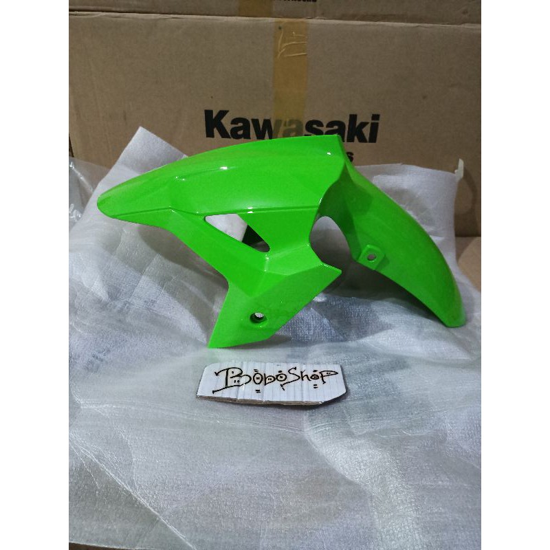 Spakbor slebor depan Ninja 250 FI new hijau 2018 original