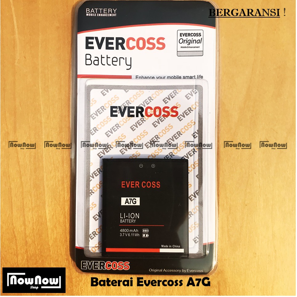 Baterai Evercoss A7G Original Double Power Batre Battery HP Evercross Cross