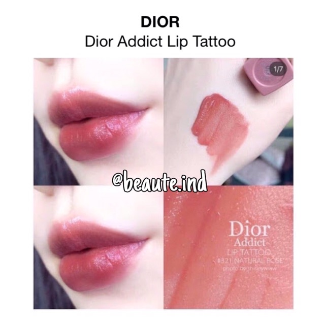dior lip addict tattoo swatches
