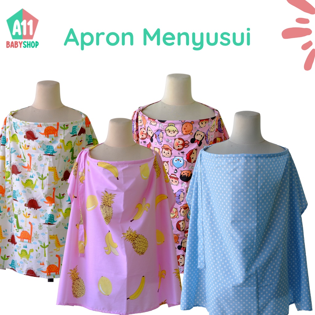 Apron Menyusui Perlengkapan Bayi Baru Lahir Baby Gift Kado Perlengkapan Bayi COD Kebutuhan Bayi Lahi