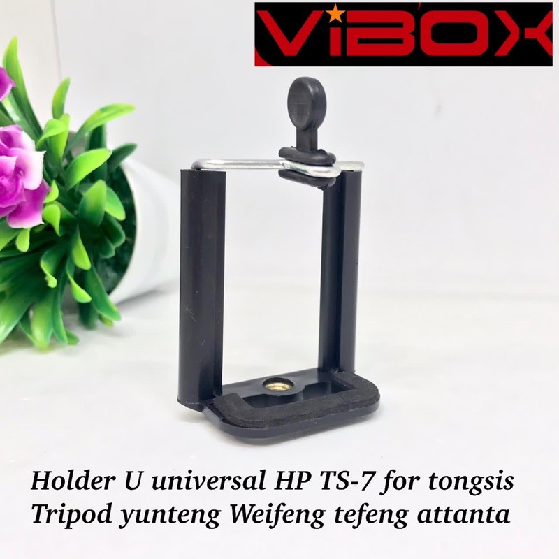 promo holder U vibox ts7 untuk tripod tongsis selfie premim u