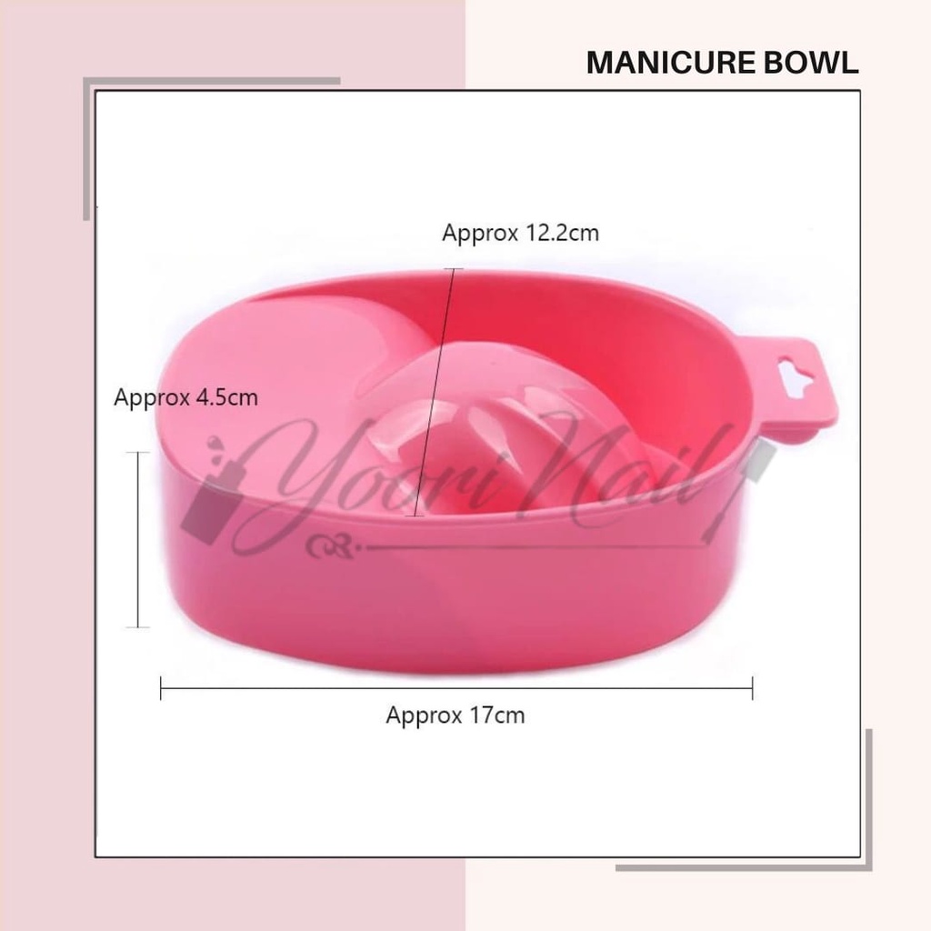 Manicure bowl tempat rendam jari spa jari menicure bowl pedicure