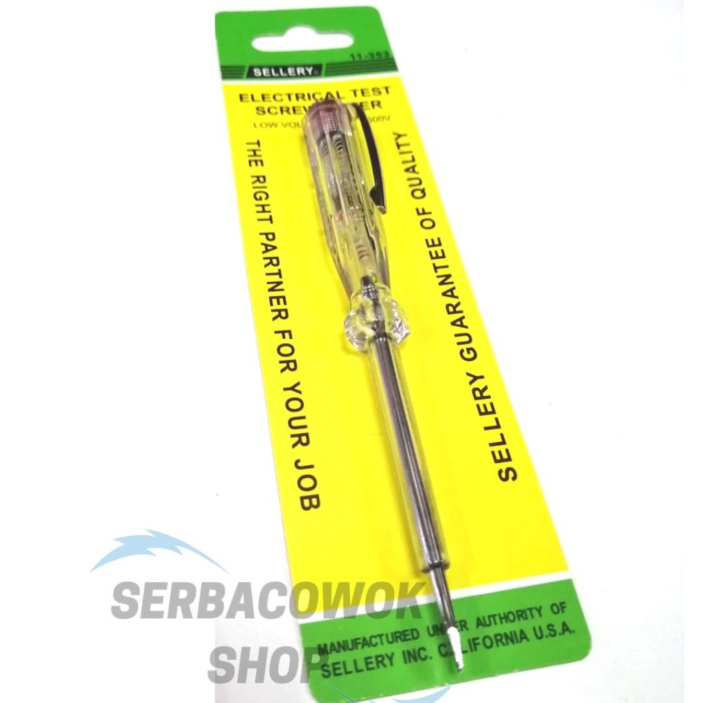 Tespen Elektrikal Test Screwdriver Low Voltage 100- 500 Volt Sellery Termurah Berkualitas