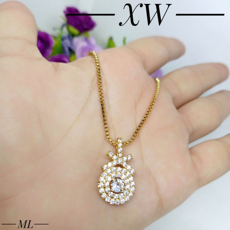 Kalung bandul mewah XW08122001