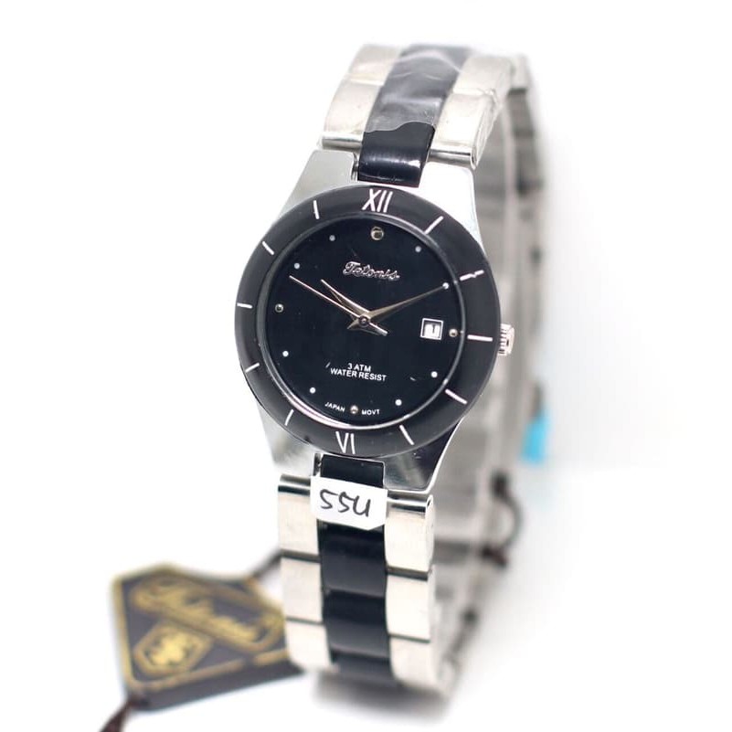 jam tangan TETONIS WANITA SILVER KERAMIK RANTAI