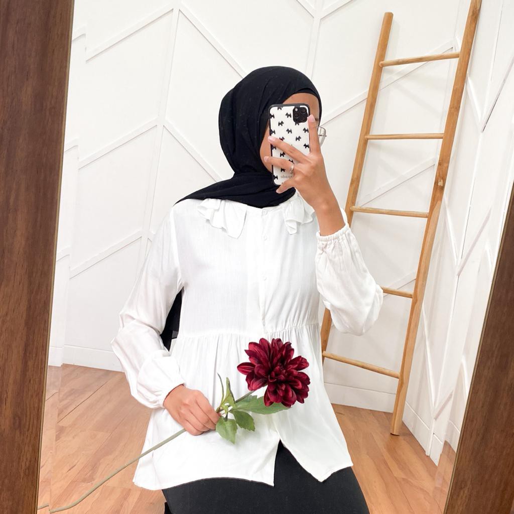 ARIANA BLOUSE - blouse wanita / blouse kekinian / blouse cantik / simple blouse / blouse polos
