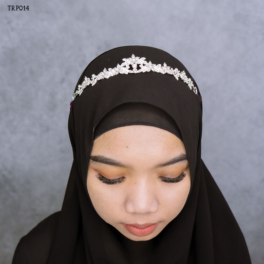 [TOKO TERPERCAYA] CROWN EXCLUSIVE BRIDAL HIJAB MODERN ASESORIS WOMEN TRP014