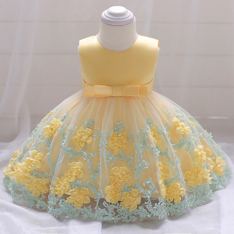 baby girl yellow dress