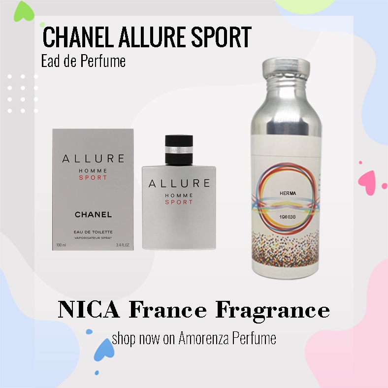 Bibit Parfum Murni CH4NEL ALLURE SP0RT - ALERT Nica Fragrance 500ml Segel Pabrik