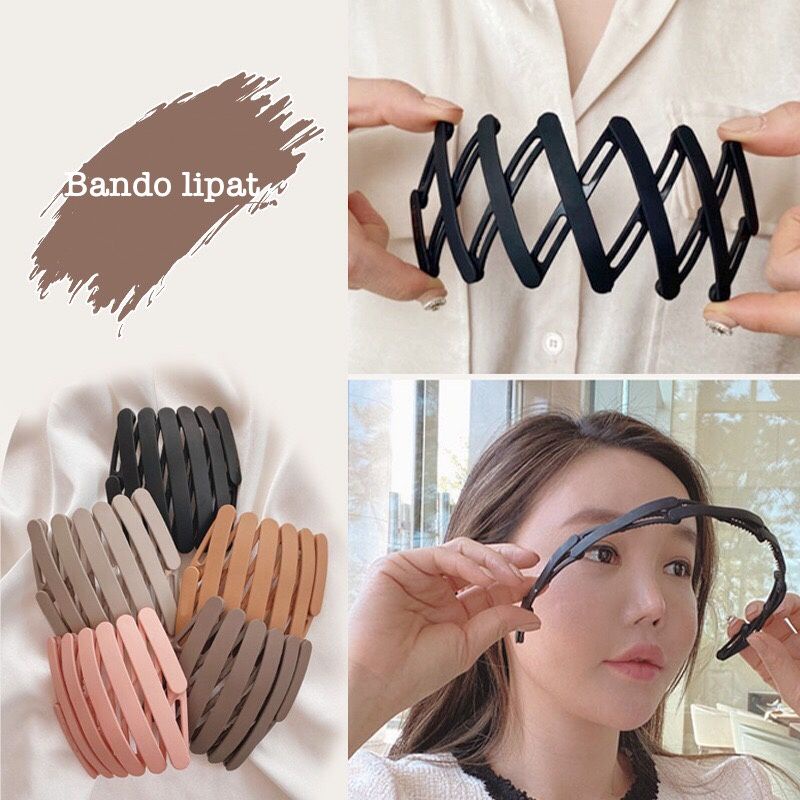 [COD] Bando Lipat Doff Premium / Bando Doff Import Bando Lipat Praktis Unisex Cowo Cewe Bando Cowo