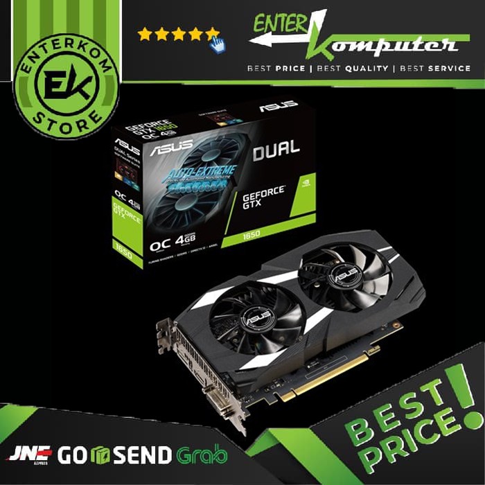 VGA Asus GeForce GTX 1650 4GB DDR5 - Dual OC