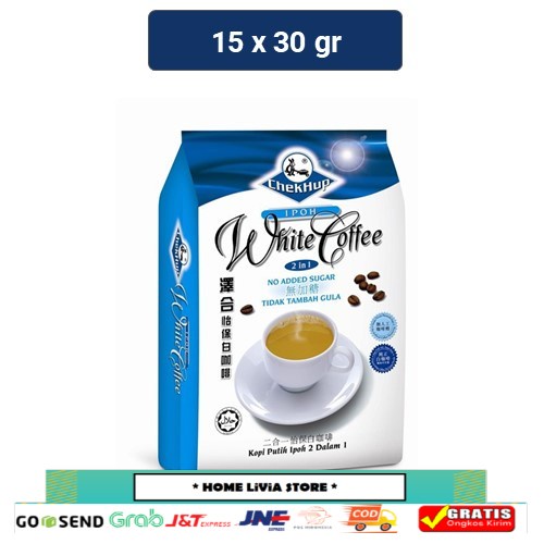 

Chek Hup 2 in 1 Ipoh White Coffee No Sugar Added 30gr x 15