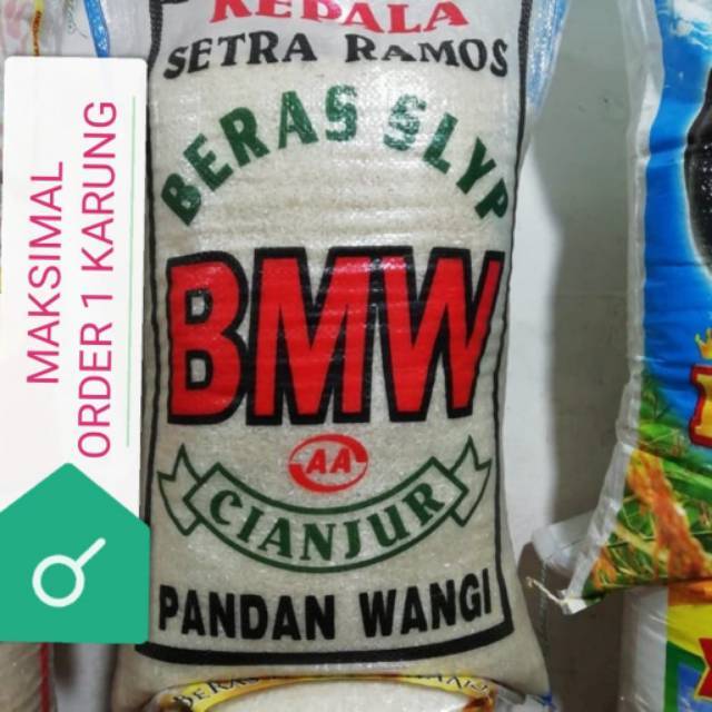 

Beras BMW AA CIANJUR Pandan wangi 50kg