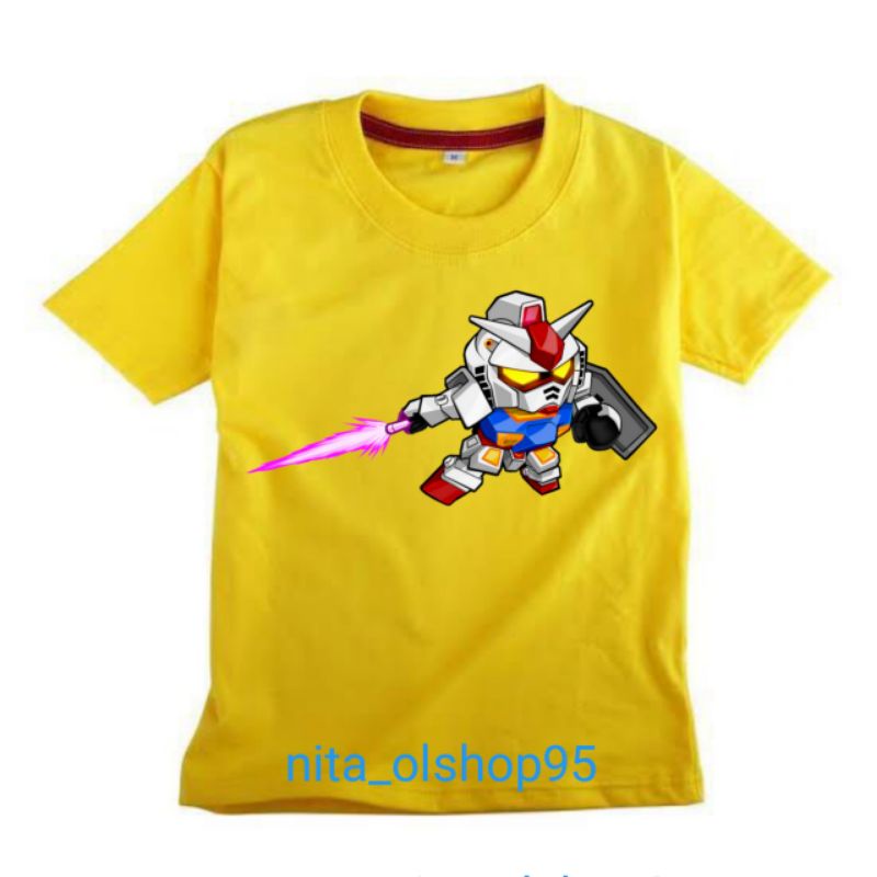 baju anak Gundam robot chibi