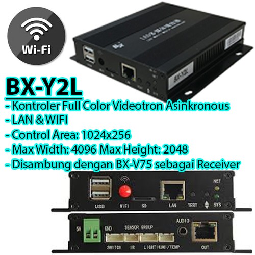 Kontroler Full Color Videotron Asinkronous WIFI BX-Y2L Sending Card