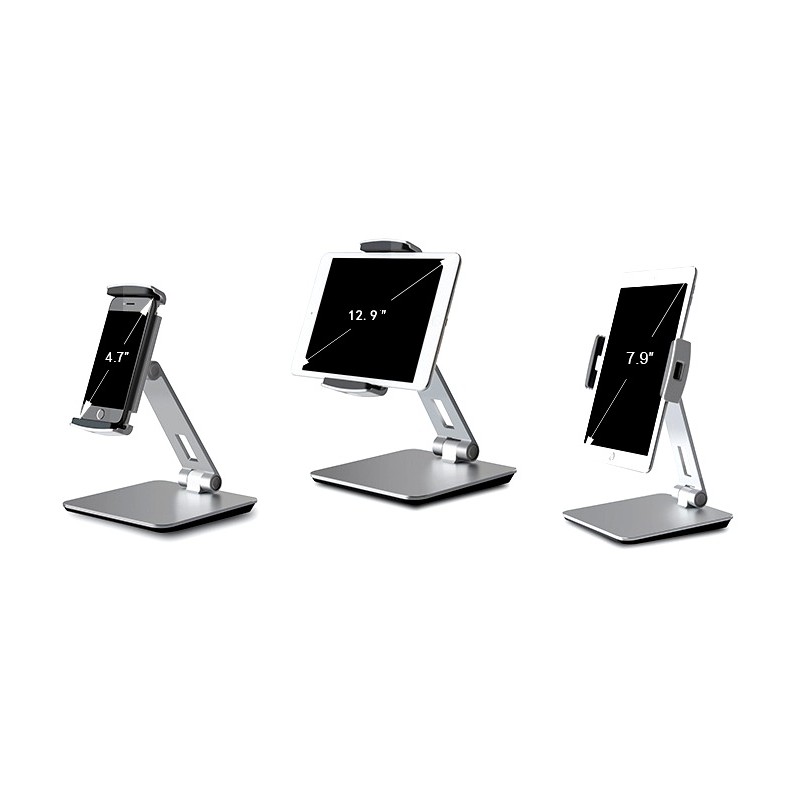 POS Tablet Stand Holder Desktop AP-7X - SILVER KlikVape Bandung