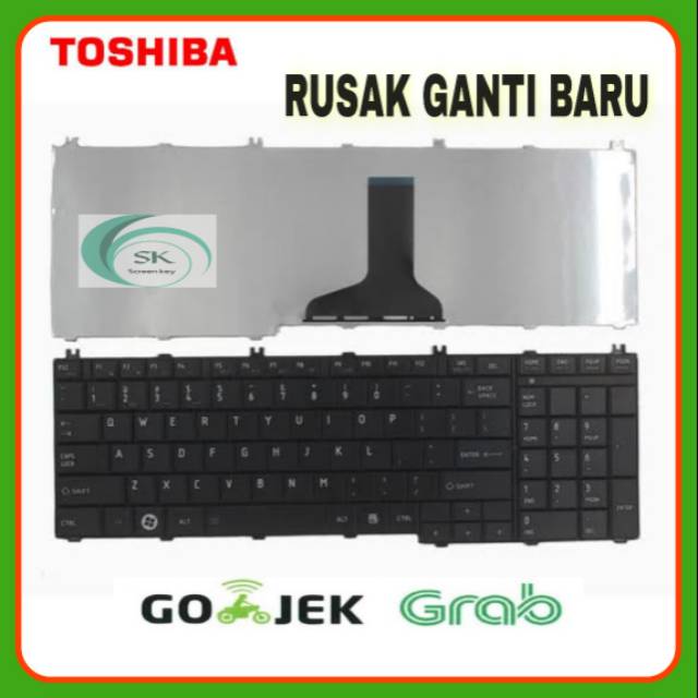 Keyboard Toshiba L650 L655 L755 L755D L775 L775D L750 L670 L770D C655 C655D C650 C660 C665 C670 C675