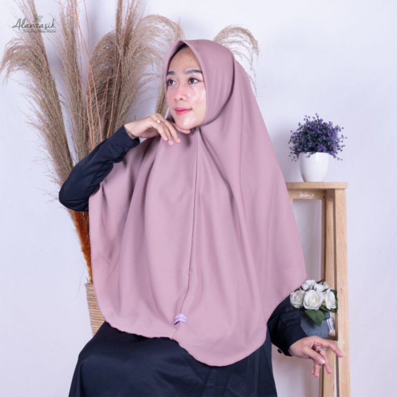 ALANTASIK - Jilbab Segiempat Instan Maroko /  TUDUNG BAWAL LABUH BIDANG instan Bolbal R.5