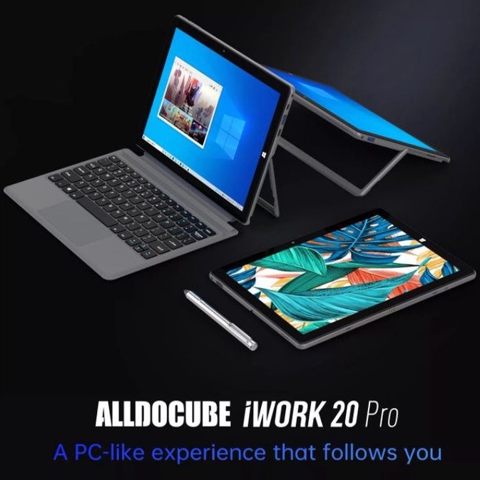 Alldocube iWork20 Pro  2in1 TabletPC 10.5&quot; FHD 8/128GB SSD + Docking Keyboard Magnetic Windows 11